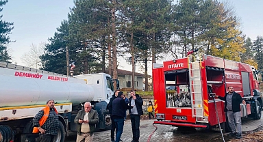 Demirköy Belediyesi İtfaiye Ekiplerinden Hızlı Müdahale: Yangın Kontrol Altına Alındı