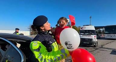 Edirne'de otoyol jandarması 24 saat görevde