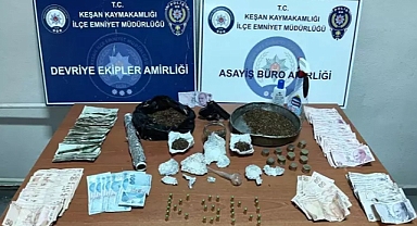 Edirne'de uyuşturucuya 1 tutuklama