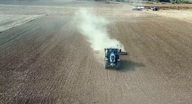 Ekim mesaisi biten buğdayda, üreticinin gözü yağışlarda