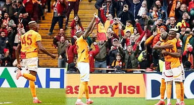 Galatasaray, 3 puanı 3 golle aldı