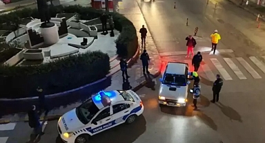 Keşan’da polisten dronlu şok uygulama