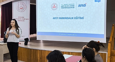Kırklareli Aile ve Sosyal Hizmetler İl Müdürlüğü'nden Afet Farkındalık Eğitimi