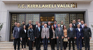 Kırklareli Valisi Uğur Turan'a Hayırlı Olsun Ziyaretleri