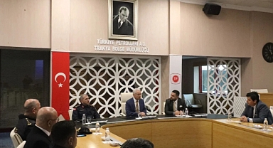 Kırklareli Valisi Uğur Turan, TPAO Trakya Bölge Müdürlüğü'nü Ziyaret Etti