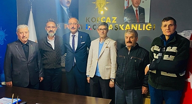 Kofçaz Belediye Başkanı Levent Şenol, AK Parti İlçe Yönetimine Hayırlı Olsun Ziyaretinde Bulundu