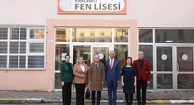 Vali Uğur Turan'dan Kırklareli Fen Lisesi Ziyareti