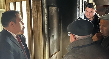 Vize Kaymakamı Kemal Balaban'dan Yangınzedelere Geçmiş Olsun Ziyareti