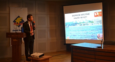 Yoshinori Moriwaki Kırklareli’de Deprem Konferansı Verdi