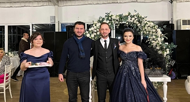 Babaeski Belediye Başkanı Dr. Fırat Yayla, İlginay ve Doğukan Çiftinin Nişan Törenine Katıldı