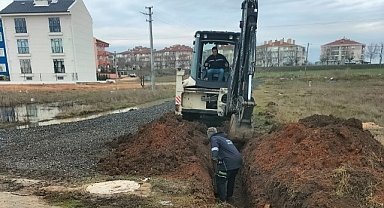 Dindoğru Mahallesi'nde Su Hattı Yenileme Çalışmaları Başladı