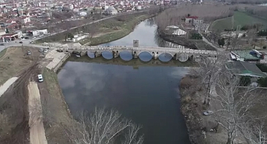 Edirne'de kuraklığa karşı Tunca Nehri'ne mini baraj