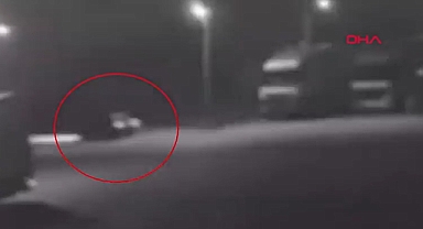 Edirne'de TIR'la çarpışan otomobilin sürücüsü öldü; kaza kamerada