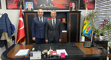 Kaymakam Orhan’dan Başkan Çakıcı’ya ziyaret