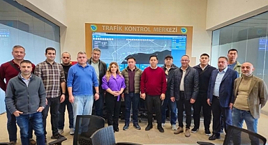 KIRGIZİSTAN HEYETİ, BÜYÜKŞEHİR'İN AKILLI ULAŞIM SİSTEMLERİNİ İNCELEDİ