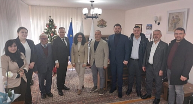 Soner Ilık'tan Bulgaristan Başkonsolosu Radoslava Kafedzhiyska'ya Hayırlı Olsun Ziyareti