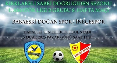 Babaeski Doğanspor'un Maçına Tüm Taraftarlar Davet Ediliyor