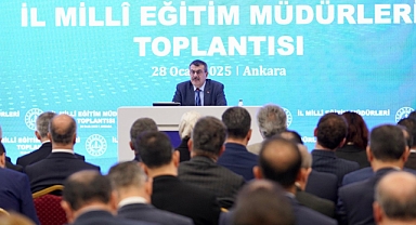 BAKAN TEKİN, 81 İLİN MİLLÎ EĞİTİM MÜDÜRÜYLE BİR ARAYA GELDİ