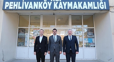 Başkan Bulut, Pehlivanköy Kaymakamı ve Belediye Başkanı'nı Ziyaret Etti