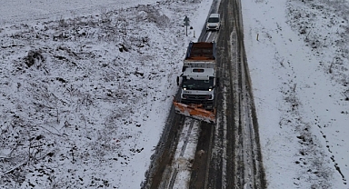 BÜYÜKŞEHİR'DEN KAR MESAİSİ