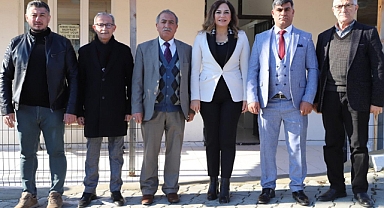 CANDAN BAŞKAN, SARAY'DA MUHTARLARLA BULUŞTU