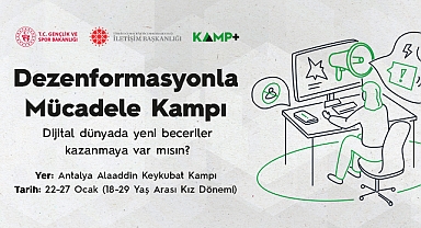 Gençlere Dijital Dünya İçin Eşsiz Bir Fırsat: Dezenformasyonla Mücadele Kampı Başlıyor