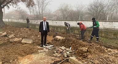 Kavaklı'da Yusuf Okul Rekreasyon Alanı Yenileniyor