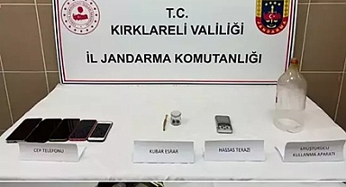 Kırklareli'de esrar ve sahte içki ele geçirildi