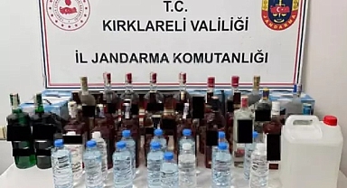 Kırklareli'de sahte içki ve uyuşturucu hap ele geçirildi