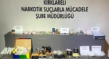Kırklareli merkezli uyuşturucu operasyonlarında 30 tutuklama
