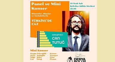 Kırklareli'nde 28 Ocak'ta Türkiye'de Caz Paneli ve Mini Konser