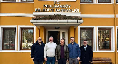 Kırklareli PTT Heyetinden Başkan Hoşgör'e Nezaket Ziyareti