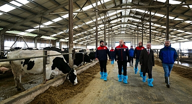 Kırklareli Valisi, Rumeli Hayvancılık İşletmesini Ziyaret Etti