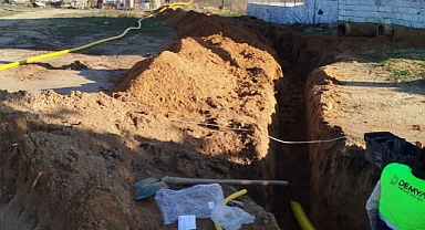 Pehlivanköy'de Doğalgaz Alt Yapı Çalışmaları Devam Ediyor