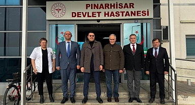 Pınarhisar Devlet Hastanesi'ne Kamu Hastaneleri Hizmetleri Başkanlığı Ziyareti