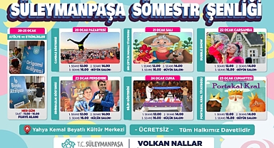 Süleymanpaşa Belediyesi’nden Çocuklara Özel Sömestr Şenliği