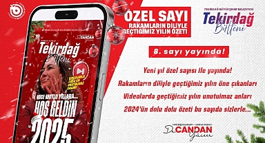 TEKİRDAĞ BÜLTENİ YENİ YIL ÖZEL SAYISIYLA ÇIKTI