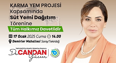 TEKİRDAĞ BÜYÜKŞEHİR BELEDİYESİ'NDEN SÜT ÜRETİCİLERİNE YEM DESTEĞİ