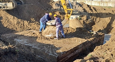 TESKİ'DEN KUMBAĞ ALTYAPI HATTINDA BAKIM VE ONARIM ÇALIŞMASI