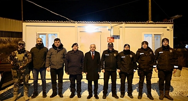 Vali Turan, Yeni Yıla Dakikalar Kala Kritik Kurumları Ziyaret Etti