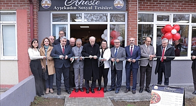 AHESTE AYŞEKADIN SOSYAL TESİSLERİ AÇILDI