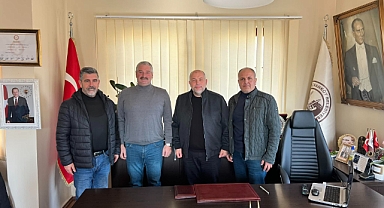 Ahmet Tüfekçi, Ali Alkan ve Mustafa Buyur’dan Pehlivanköy Belediyesine Ziyaret