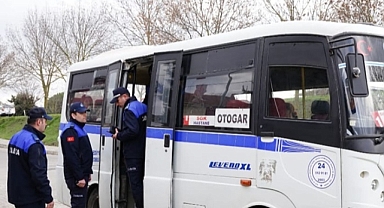Babaeski Belediye Başkanlığı’ndan Özel Halk Minibüslerine Denetim