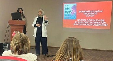 Babaeski'de Normal Doğum Toplantısı Gerçekleştirildi