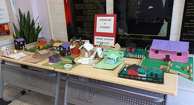 Babaeski Fatih Ortaokulu’nda Öğrencilerden Mimari Tasarım Çalışmaları