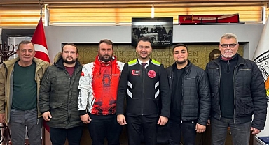 Başkan Yayla, Demir Atlılar Ulusal Motor Grubu’nu Ağırladı