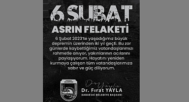 Başkan Yayla, Depremde Hayatını Kaybedenleri Andı