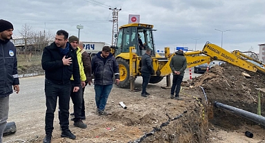 Dindoğru ve Cumhuriyet Mahallelerinde İçme Suyu Hattı Yenileme Çalışmaları