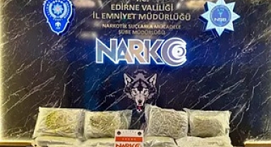 Edirne'de, yurda giriş yapan TIR’da 30 kilogram 'skunk' ele geçirildi; 2 tutuklama