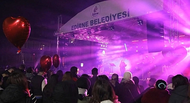 EDİRNELİLER 14 ŞUBAT'I KUTLADI